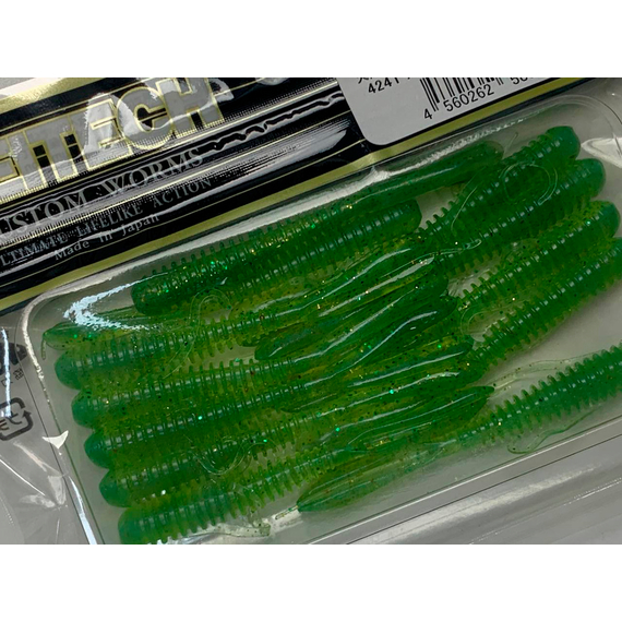 Силикон Keitech Hog Impact 3" (12 шт/упак) ц:424 lime chartreuse, Длина силикона: 3" (7.6 см), Расцветка силикона: 424 Lime Chartreuse, фото , изображение 12