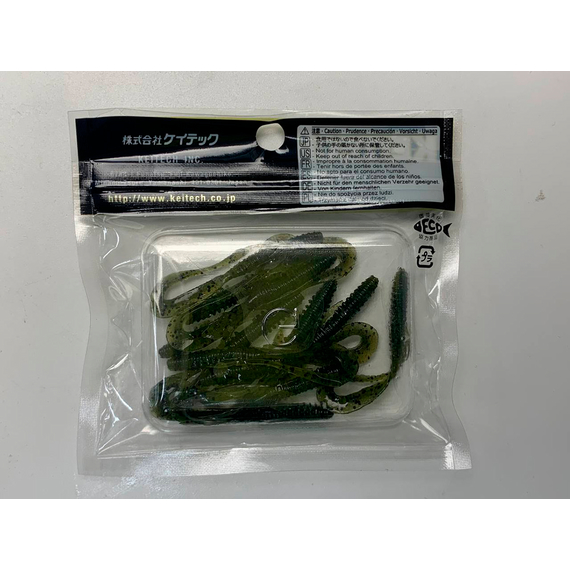 Силікон Keitech Mad Wag Mini 2.5" (12 шт/упак), колір:102 watermelon pp., Довжина силікону: 2.5" (6.3 см), Колір силікону: 102 Watermelon PP, фото , изображение 10