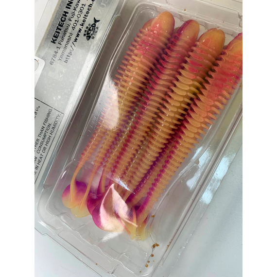 Силікон Keitech Swing Impact 4" (8 шт/упак), колір:pal#12 grape shad, Довжина силікону: 4" (10.2 см), Колір силікону: PAL#12 Grape Shad, фото , изображение 7