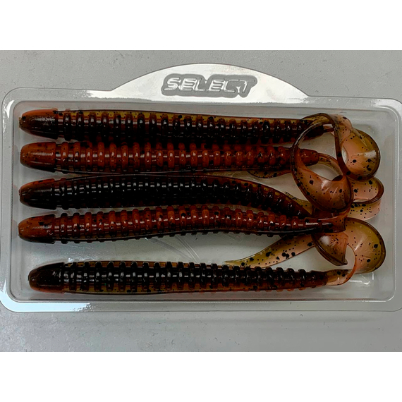 Силикон Select Freek Slim 4" col.217 (5 шт/пак), Длина силикона: 4.0" (10.16 см), Расцветка силикона: 217, фото , изображение 4