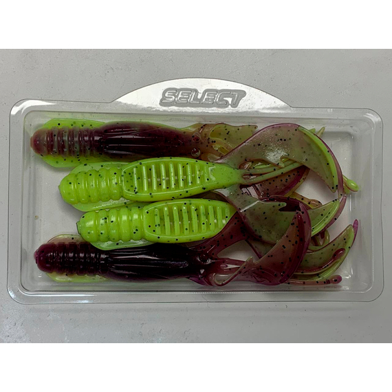 Силікон Select Kraken-X 3.5" col.201 (4 шт/упак), Довжина силікону: 3.5" (8.89 см), Колір силікону: 201, фото , изображение 9