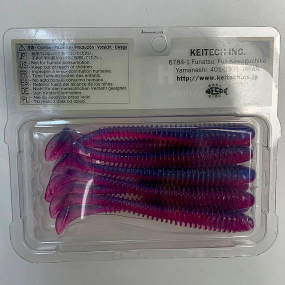 Силікон Keitech Swing Impact 4" (8 шт/уп), колір:473 morning dawn, Довжина силікону: 4" (10.2 см), Колір силікону: 473 Morning Dawn, фото , изображение 9