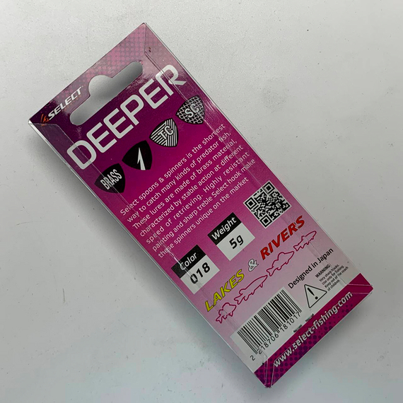 Блешня Select Deeper Lakes & Rivers 5.0g #018 DF (Dragon Fruit), фото , изображение 7
