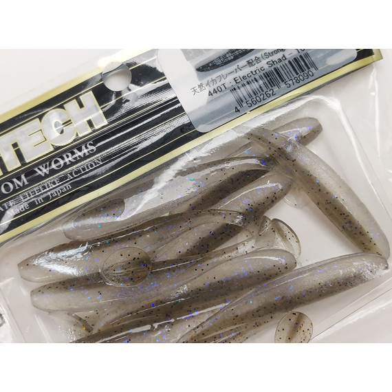 Силикон Keitech Easy Shiner 3" (10 шт/упак) ц:418 bluegill flash, Длина силикона: 3" (7.6 см), Расцветка силикона: 418 Bluegill Flash, фото , изображение 16
