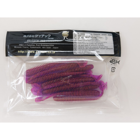 Силикон Keitech Swing Impact 3" (10 шт/упак) ц:pal#13 mistic spice, Длина силикона: 3" (7.6 см), Расцветка силикона: PAL#13 Mistic Spice, фото , изображение 17