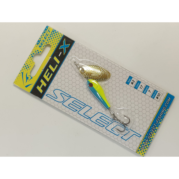 Блешня Select Heli-X №2 7.0g #17, Вага блешні: 7г, Колір блешні: 17, фото , изображение 2