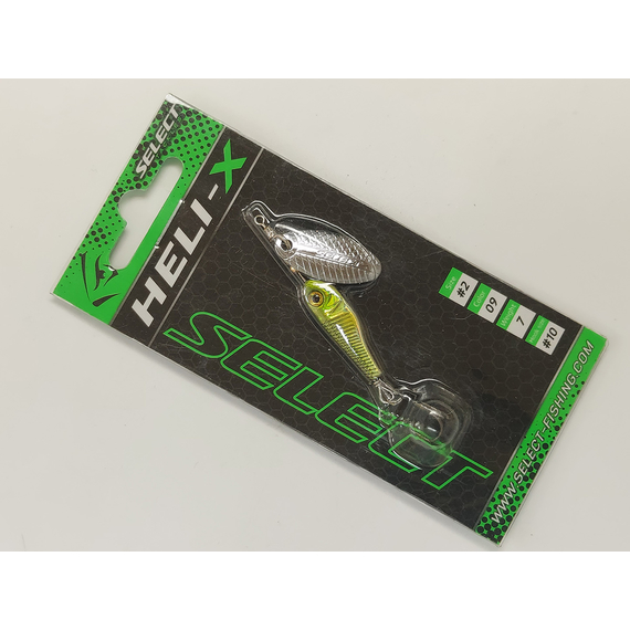 Блешня Select Heli-X №2 7.0g #09, Вага блешні: 7г, Колір блешні: 09, фото , изображение 2