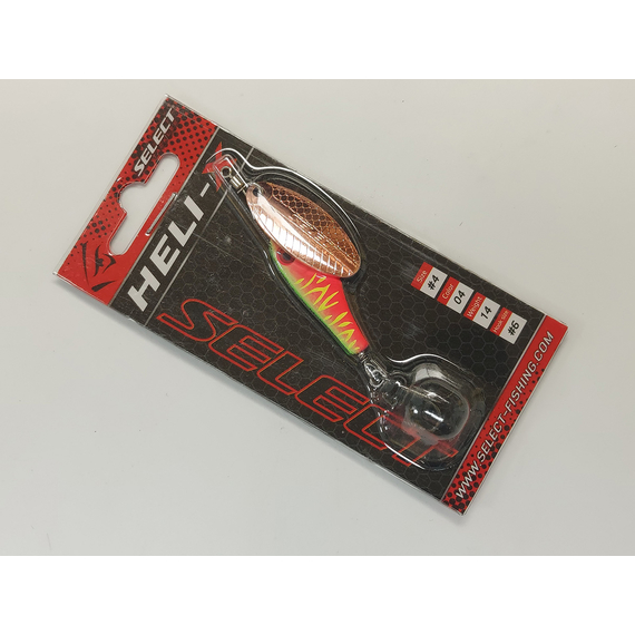 Блешня Select Heli-X №4 14.0g #04, Вага блешні: 14г, Колір блешні: 04, фото , изображение 2