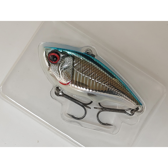 Воблер Savage Gear Fat Vibes 66S 66mm 22.0g Blue Chrome, Размер/Вес: 66мм/22г, Цвет воблера: Blue Chrome, фото , изображение 7