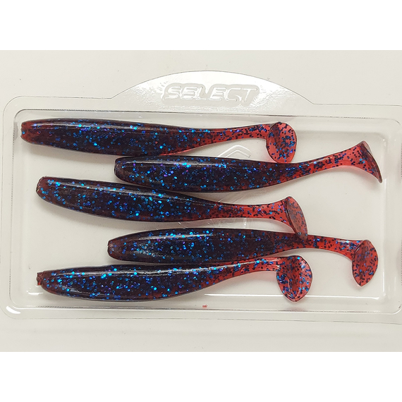 Силикон Select Easy Shad 3" col.110 (5 шт/упак), Длина силикона: 3" (7.62 см), Расцветка силикона: 110, фото , изображение 6