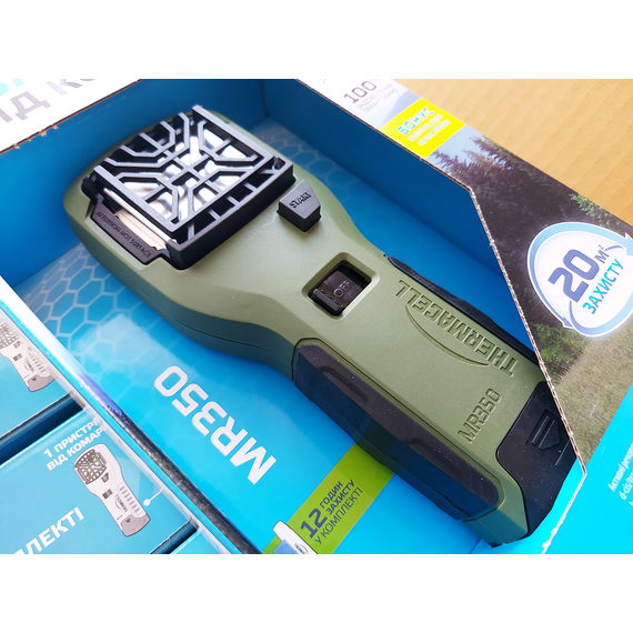 Пристрій комарів Thermacell MR-350 (olive). Фумігатор від мошок та комарів Термасел, Колір: оливковий, фото , изображение 7