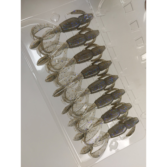 Силікон Keitech Crazy Flapper 2.8" (8 шт/уп), колір: 440 electric shad, Довжина силікону: 2.8" (7.1 см), Колір силікону: 440 Electric Shad, фото , изображение 11