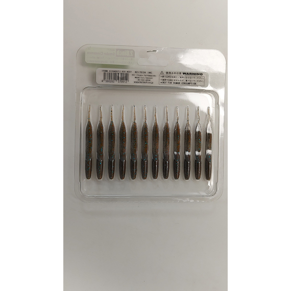 Силікон Keitech Sexy Impact 2.8" 12, колір:405 smoke cinnamon, Довжина силікону: 2.8" (7.1 см), Колір силікону: 405 Smoke Cinnamon, фото , изображение 17