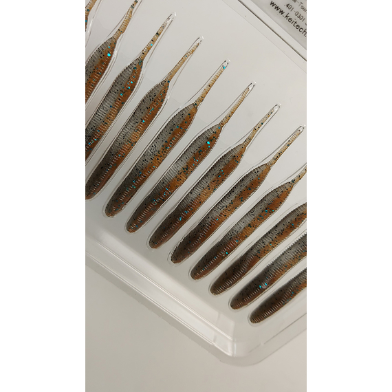 Силікон Keitech Sexy Impact 2.8" 12, колір:405 smoke cinnamon, Довжина силікону: 2.8" (7.1 см), Колір силікону: 405 Smoke Cinnamon, фото , изображение 14