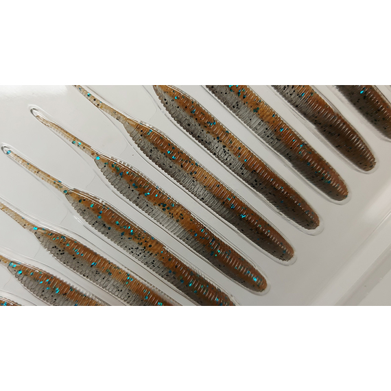 Силікон Keitech Sexy Impact 2.8" 12, колір:405 smoke cinnamon, Довжина силікону: 2.8" (7.1 см), Колір силікону: 405 Smoke Cinnamon, фото , изображение 12