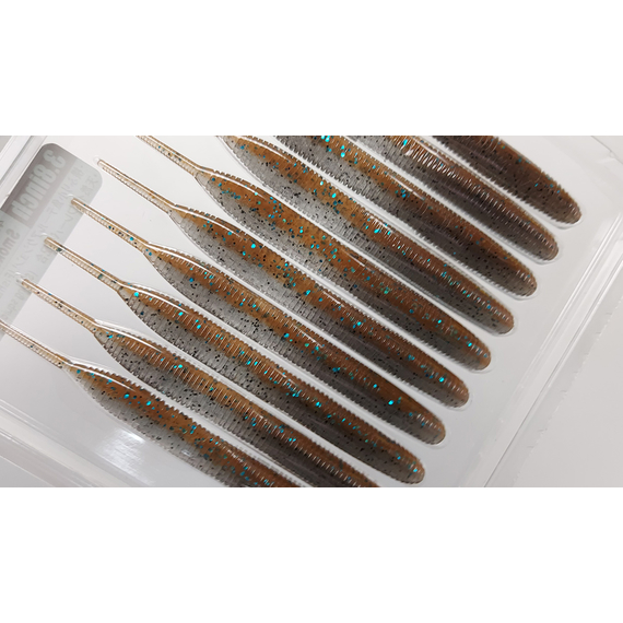 Силікон Keitech Sexy Impact 3.8" (10 шт/упак), колір:405 smoke cinnamon, Довжина силікону: 3.8" (9.7 см), Колір силікону: 405 Smoke Cinnamon, фото , изображение 11