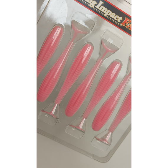 Силікон Keitech Swing Impact FAT 3.3" (7 шт/упак), колір:ea#10 pink silver glow, Довжина силікону: 3.3" (8.4 см), Колір силікону: EA#10 Pink Silver Glow, фото , изображение 12