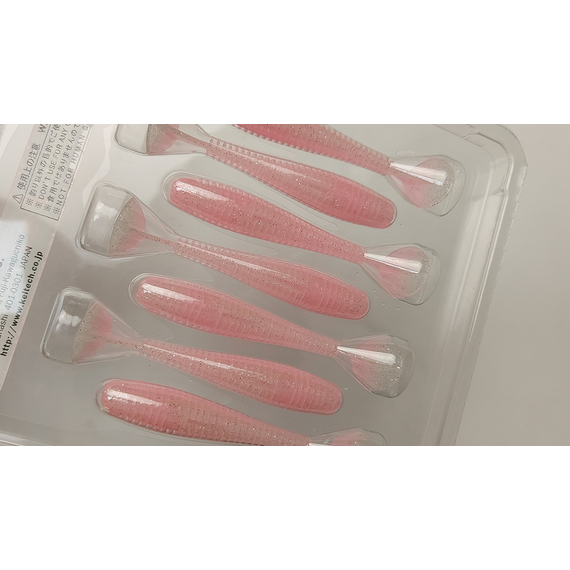 Силікон Keitech Swing Impact FAT 3.3" (7 шт/упак), колір:ea#10 pink silver glow, Довжина силікону: 3.3" (8.4 см), Колір силікону: EA#10 Pink Silver Glow, фото , изображение 11