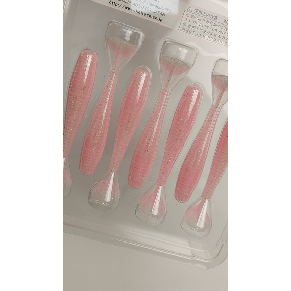 Силікон Keitech Swing Impact FAT 3.3" (7 шт/упак), колір:ea#10 pink silver glow, Довжина силікону: 3.3" (8.4 см), Колір силікону: EA#10 Pink Silver Glow, фото , изображение 13