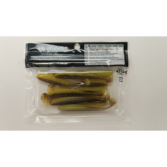 Силікон Keitech Easy Shiner 3" (10 шт/упак), колір:pal#10 bumblebee, Довжина силікону: 3" (7.6 см), Колір силікону: PAL#10 Bumblebee, фото , изображение 19