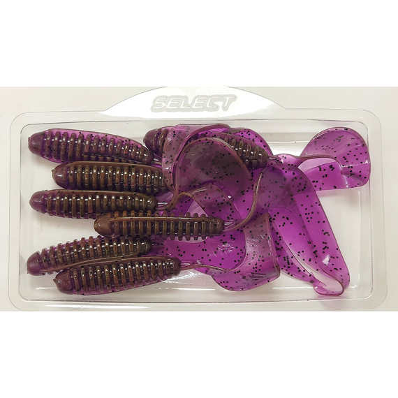 Силикон Select Freek 3.3" col.888 (7 шт/упак), Длина силикона: 3.3" (8.38 см), Расцветка силикона: 888, фото , изображение 12