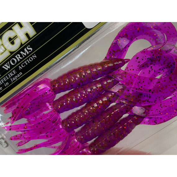 Силікон Keitech Little Spider 3.5" (5 шт/уп), колір:pal#13 mistic spice, Довжина силікону: 3.5" (8.9 см), Колір силікону: PAL#13 Mistic Spice, фото , изображение 7