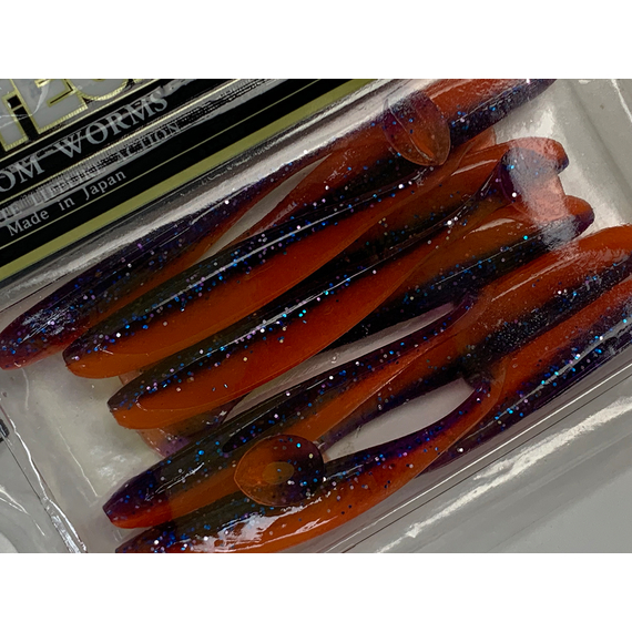 Силікон Keitech Easy Shiner 3" (10 шт/упак), колір:pal#09 violet fire, Довжина силікону: 3" (7.6 см), Колір силікону: PAL#09 Violet Fire, фото , изображение 8