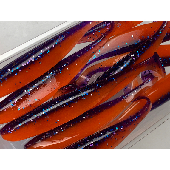 Силікон Keitech Easy Shiner 3" (10 шт/упак), колір:pal#09 violet fire, Довжина силікону: 3" (7.6 см), Колір силікону: PAL#09 Violet Fire, фото , изображение 9
