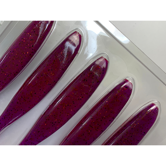 Силикон Keitech Easy Shiner 5" (5 шт/упак) ц:pal#13 mistic spice, Длина силикона: 5" (12.7 см), Расцветка силикона: PAL#13 Mistic Spice, фото , изображение 12