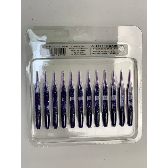 Силікон Keitech Sexy Impact 2.8" 12, колір:ea#04 violet, Довжина силікону: 2.8" (7.1 см), Колір силікону: EA#04 Violet, фото , изображение 12