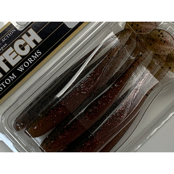 Силікон Keitech Easy Shiner 3.5", колір:404 red crawdad, Довжина силікону: 3.5" (8.9 см), Колір силікону: 404 Red Crawdad, фото , изображение 15