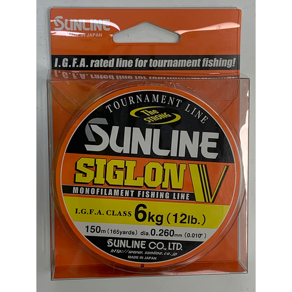 Жилка Sunline Siglon V 150м #2.5/0.260мм 6кг, Діаметр: 0.260, Розмотування: 150m, фото , изображение 2