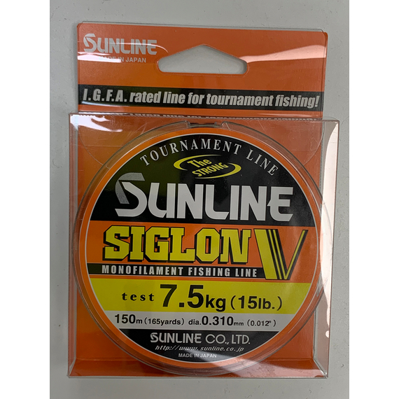 Леска Sunline Siglon V 150м #3.5/0.31мм 7,5кг, Диаметр: 0.31, Размотка: 150m, фото , изображение 2