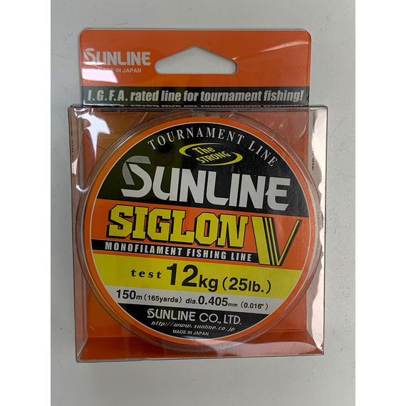 Жилка Sunline Siglon V 150м #6/0.405мм 12кг, Діаметр: 0.405, Розмотування: 150m, фото , изображение 2