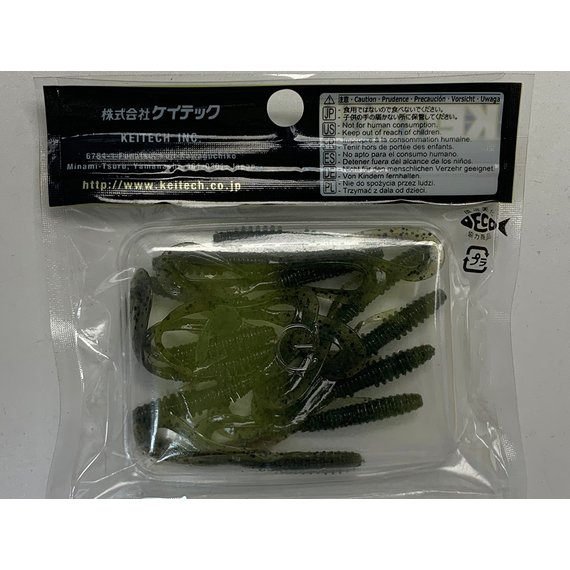 Силікон Keitech Mad Wag Mini 2.5" (12 шт/упак), колір:102 watermelon pp., Довжина силікону: 2.5" (6.3 см), Колір силікону: 102 Watermelon PP, фото , изображение 15