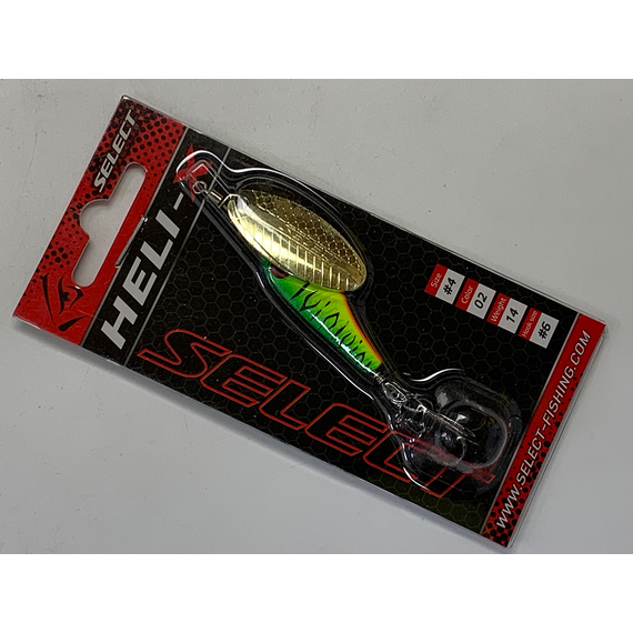 Блешня Select Heli-X №4 14.0g #02, Вага блешні: 14г, Колір блешні: 02, фото , изображение 6