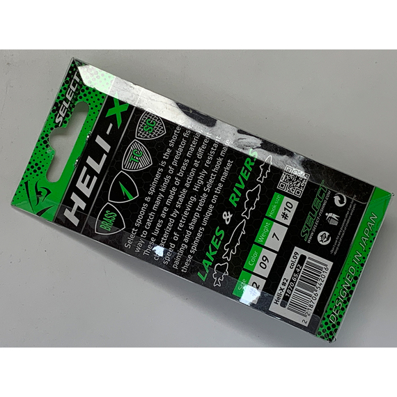 Блешня Select Heli-X №2 7.0g #09, Вага блешні: 7г, Колір блешні: 09, фото , изображение 7