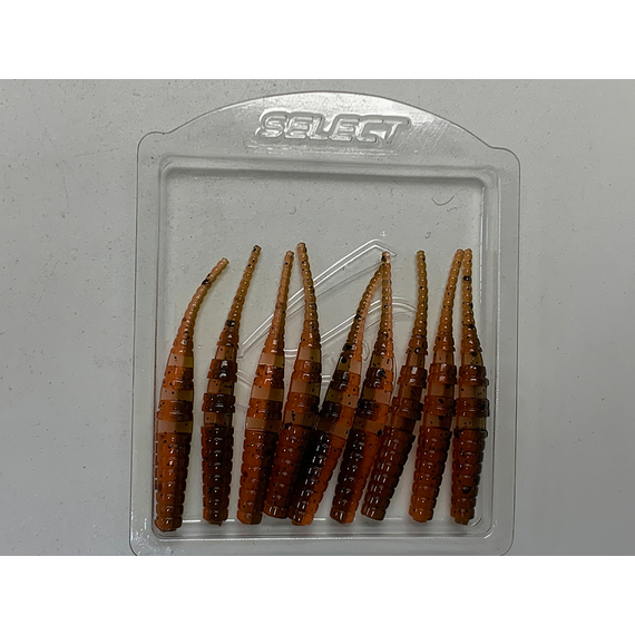 Силікон Select Javik 1.8" col.217 (9 шт/упак), Довжина силікону: 1.8" (4.57 см), Колір силікону: 217, фото , изображение 14