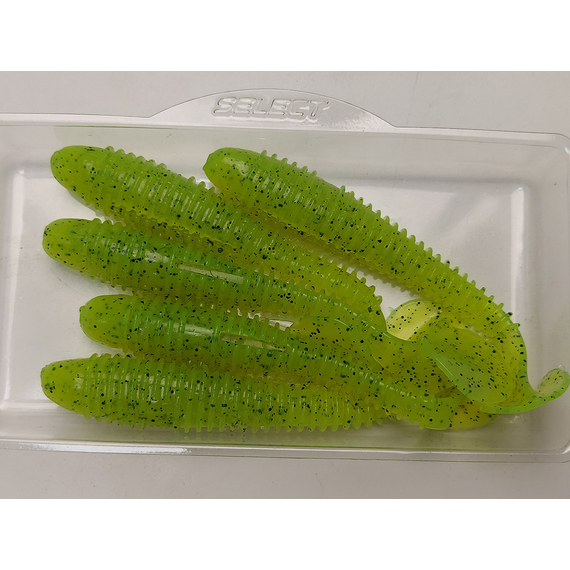 Силікон Select Fatfish 3.8" col.072 (5 шт/пак), Довжина силікону: 3.8" (9.65 см), Колір силікону: 072, фото , изображение 9