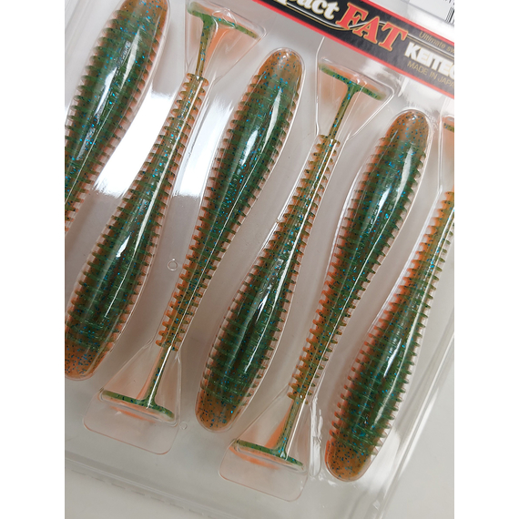 Силікон Keitech Swing Impact FAT 4.3" (6 шт/упак), колір:pal#11 rotten carrot, Довжина силікону: 4.3" (10.9 см), Колір силікону: PAL#11 Rotten Carrot, фото , изображение 9