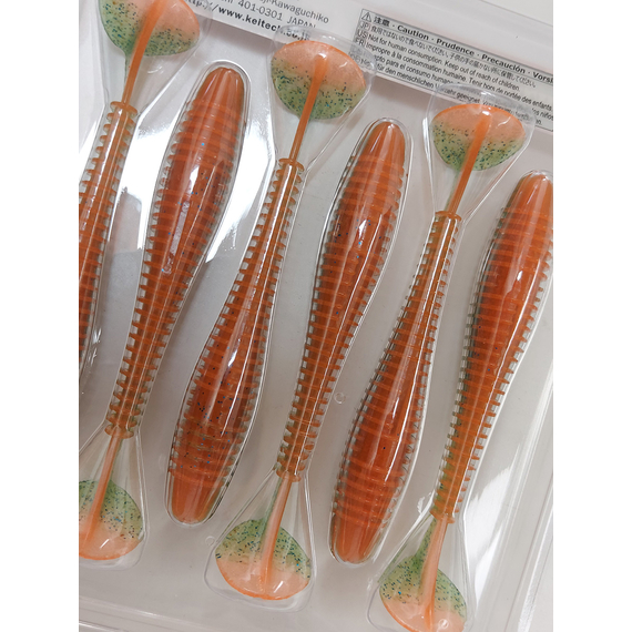 Силікон Keitech Swing Impact FAT 4.3" (6 шт/упак), колір:pal#11 rotten carrot, Довжина силікону: 4.3" (10.9 см), Колір силікону: PAL#11 Rotten Carrot, фото , изображение 10