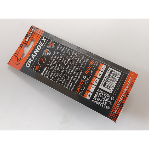 Блешня Select Grandex 14.0g 63mm #14, Вага блешні: 14г, Колір блешні: 14, фото , изображение 5