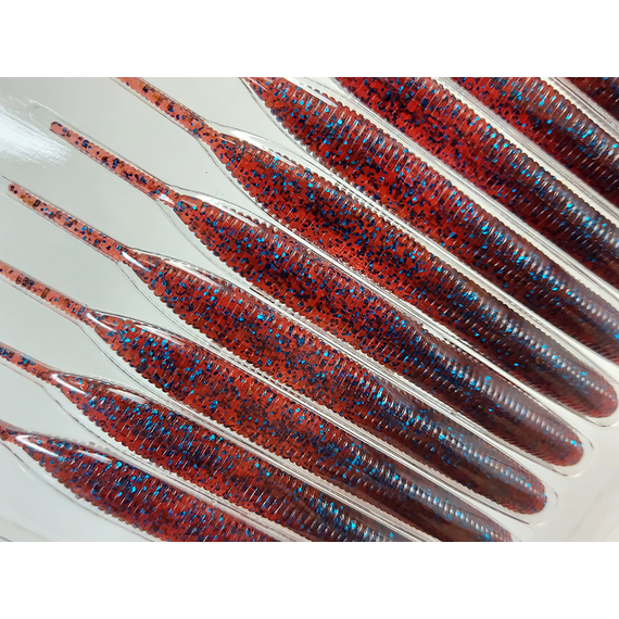 Силікон Keitech Sexy Impact 3.8" (10 шт/упак), колір:ea#03 grape, Довжина силікону: 3.8" (9.7 см), Колір силікону: EA#03 Grape, фото , изображение 9