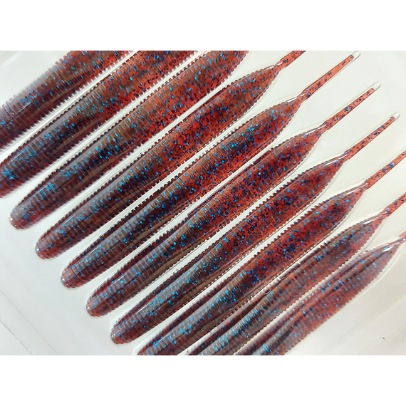 Силікон Keitech Sexy Impact 3.8" (10 шт/упак), колір:ea#03 grape, Довжина силікону: 3.8" (9.7 см), Колір силікону: EA#03 Grape, фото , изображение 10