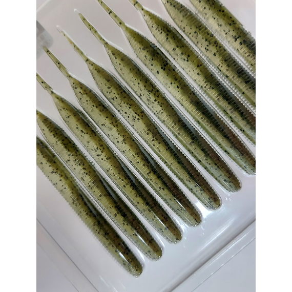 Силикон Keitech Sexy Impact 3.8" (10 шт/упак) ц:102 watermelon pp., Длина силикона: 3.8" (9.7 см), Расцветка силикона: 102 Watermelon PP, фото , изображение 13