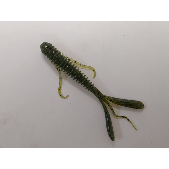 Силикон Keitech Hog Impact 4" (8 шт/упак) ц:102 watermelon pp., Длина силикона: 4" (10.2 см), Расцветка силикона: 102 Watermelon PP, фото , изображение 4