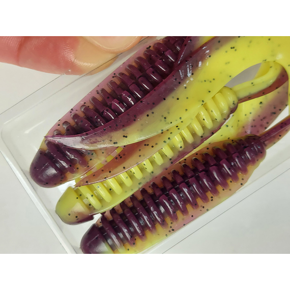 Силикон Select Freek 5.5" col.201 (3 шт/упак), Длина силикона: 5.5" (13.97 см), Расцветка силикона: 201, фото , изображение 5