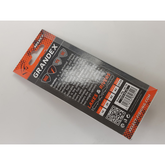 Блешня Select Grandex 20.0g 63mm #10, Вага блешні: 20г, Колір блешні: 10, фото , изображение 6