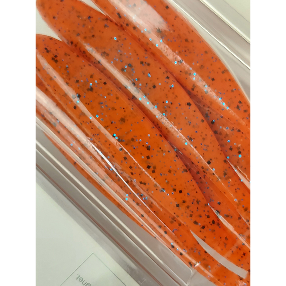 Силікон Keitech Easy Shiner 4.5" (6 шт/упак), колір:ea#13 spicy mustard/blue, Довжина силікону: 4.5" (11.4 см), Колір силікону: EA#13 Spicy Mustard/Blue, фото , изображение 10