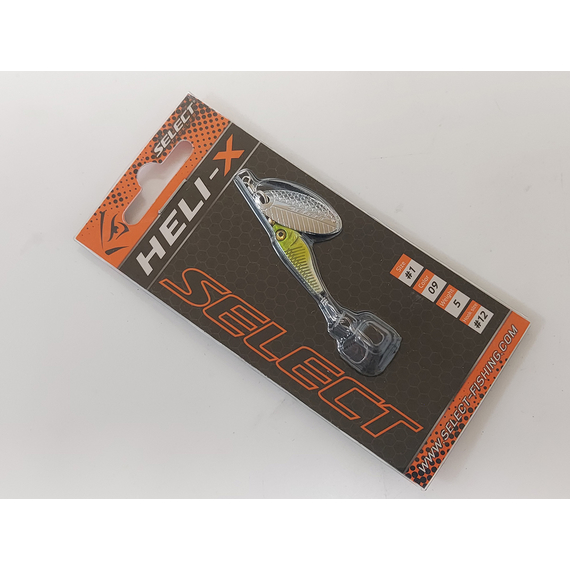 Блешня Select Heli-X №1 5.0g #09, Вага блешні: 5г, Колір блешні: 09, фото , изображение 2